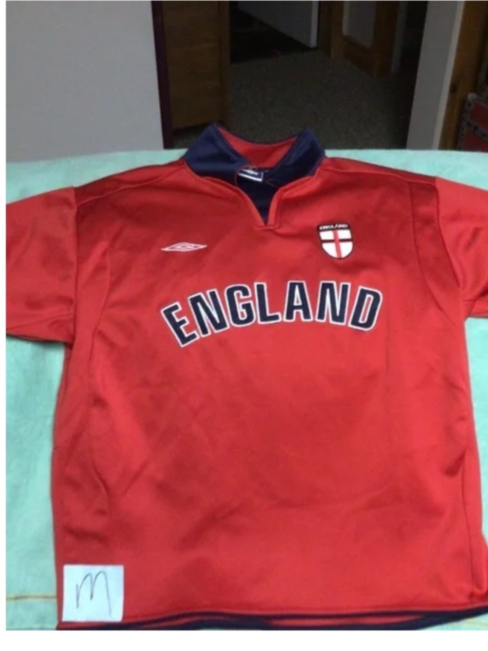 England soccer shirt